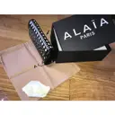 Leather clutch bag Alaïa