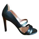 Leather heels Alberta Ferretti
