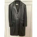 Leather coat Alberto Biani - Vintage