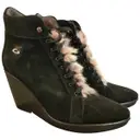 Leather ankle boots Alberto Guardiani