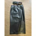 Buy Aleksandre Akhalkatsishvili Leather mid-length skirt online