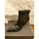 Leather boots Alessandro Dell'Acqua