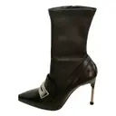 Leather ankle boots Alexander McQueen
