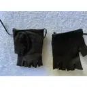 Buy Alexander McQueen Leather mittens online