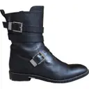 Leather buckled boots Alexander Wang