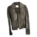 Leather jacket Amen Italy