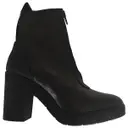 Black Leather Ankle boots Alexander Wang Pour H&M