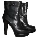 Black Leather Ankle boots Bottega Veneta