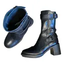 Leather ankle boots Ann Demeulemeester
