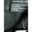 Leather straight pants Ann Demeulemeester