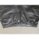 Leather straight pants Armani Jeans - Vintage
