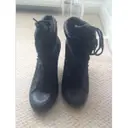 Ash Black Leather Ankle boots for sale