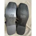Leather sandal Ash