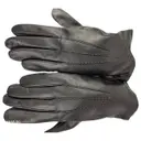 Leather gloves Autre Marque