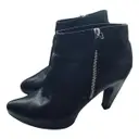 Leather ankle boots Balenciaga - Vintage