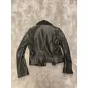 Buy Balenciaga Leather biker jacket online