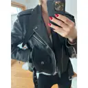 Leather short vest Balenciaga