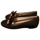 Leather flats Bally