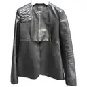 Leather short vest Bally