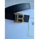 Leather belt Balmain