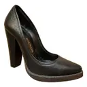 Leather heels Balmain
