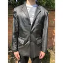 Leather jacket Balmain - Vintage