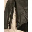 Leather short vest Balmain