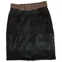 Leather mini skirt Balmain