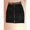 Balmain Leather mini skirt for sale