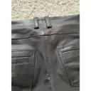 Leather slim pants Balmain