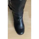 Leather biker boots Barbara Bui