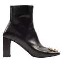 BB leather ankle boots Balenciaga