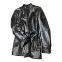 Leather coat Belstaff