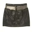 Belstaff Leather mini skirt for sale