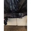 GUESS Black Leather Biker jacket for sale