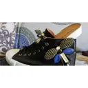 Leather trainers Black Dioniso