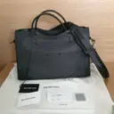 Blackout leather handbag Balenciaga