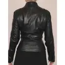 Blauer Leather biker jacket for sale