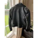 Blk Dnm Leather biker jacket for sale