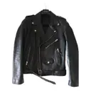 Leather jacket Blk Dnm