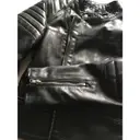 Leather jacket Blk Dnm