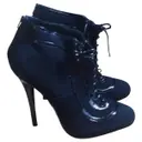 Black Leather Ankle boots Barbara Bui