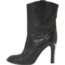 Black Leather Boots Chloé