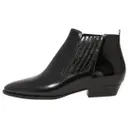 Black Leather Boots Isabel Marant