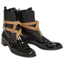 Black Leather Boots Louis Vuitton