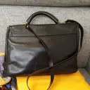 Leather satchel Braun Buffel
