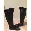 Leather biker boots Brian Atwood