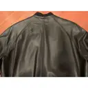Leather jacket Brioni
