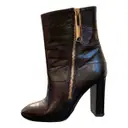 Leather ankle boots Burberry