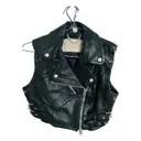 Leather jacket Burberry - Vintage